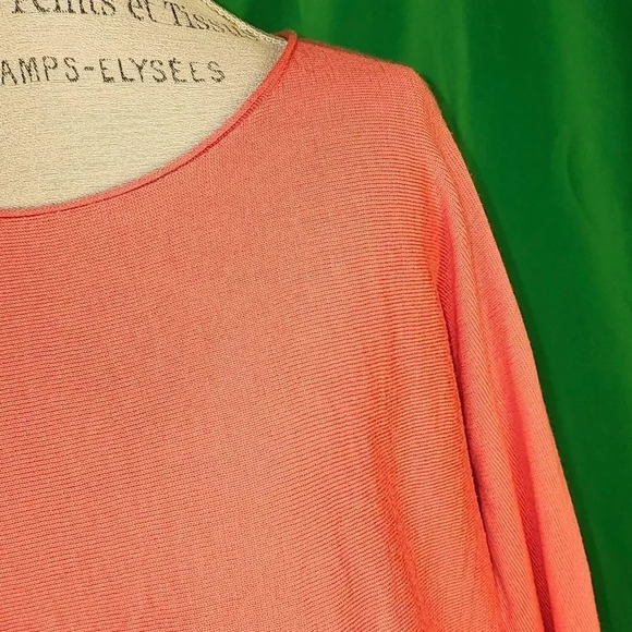 Eileen Fisher Womens Coral Merino Wool Tunic Sweater‎ Medium - Picture 3 of 5
